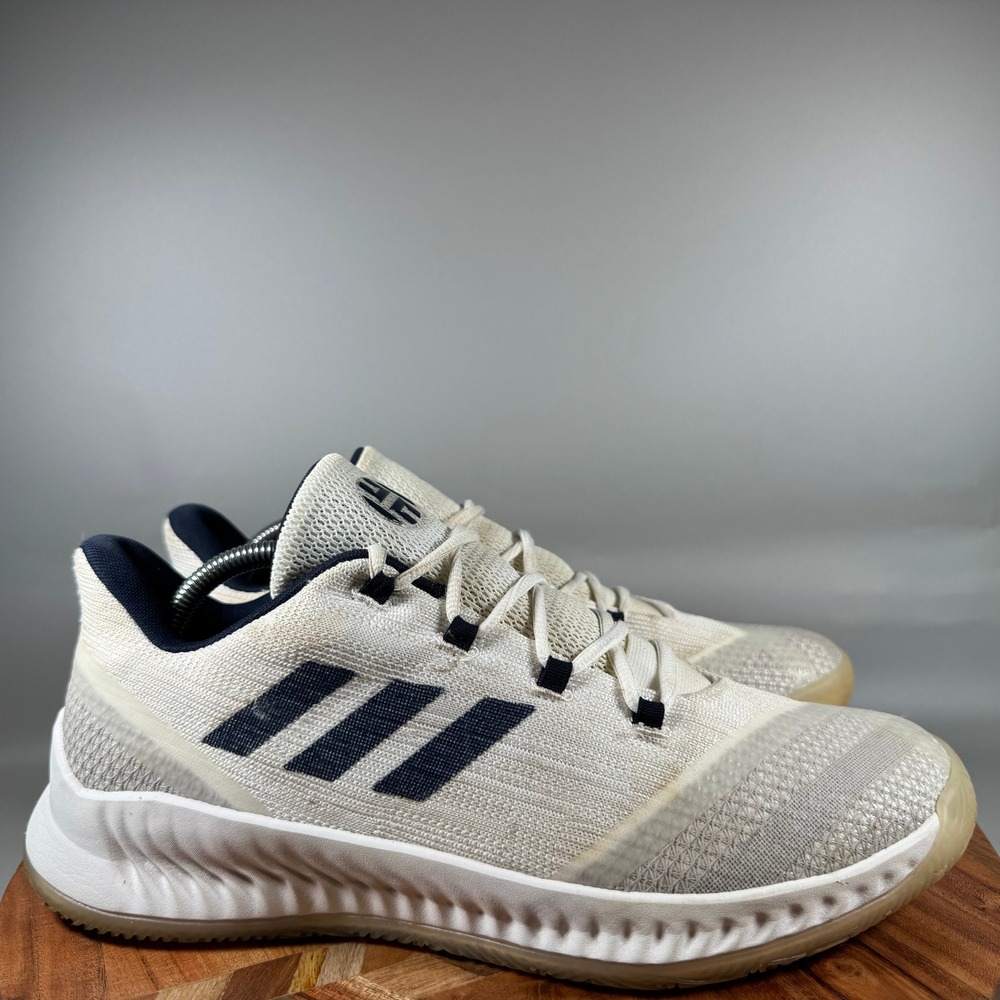 Adidas Harden B/E 2 Mens Basketball Shoes White Black BB7670 Size 10